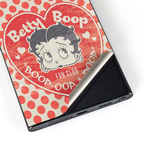 Betty Boop Red Heart Galaxy S25 Ultra Skin